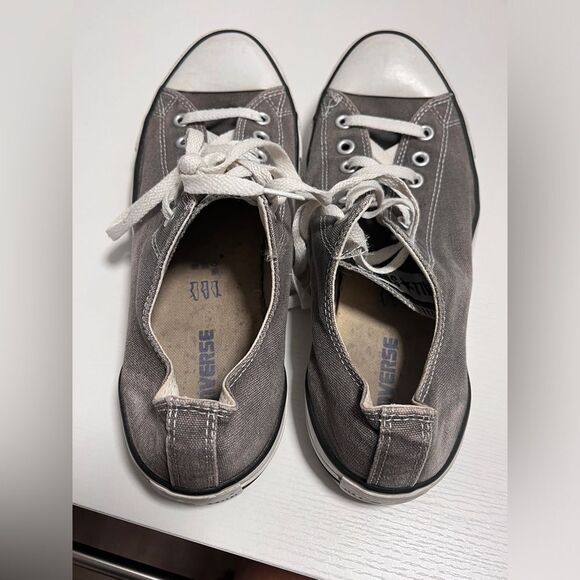 Converse Gray Low Top Men 10 - Picture 6 of 8